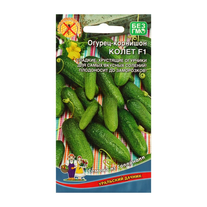 Семена Огурец "Колет" F1 ранний, партенокарпический гибрид голландской селекции, 10 шт