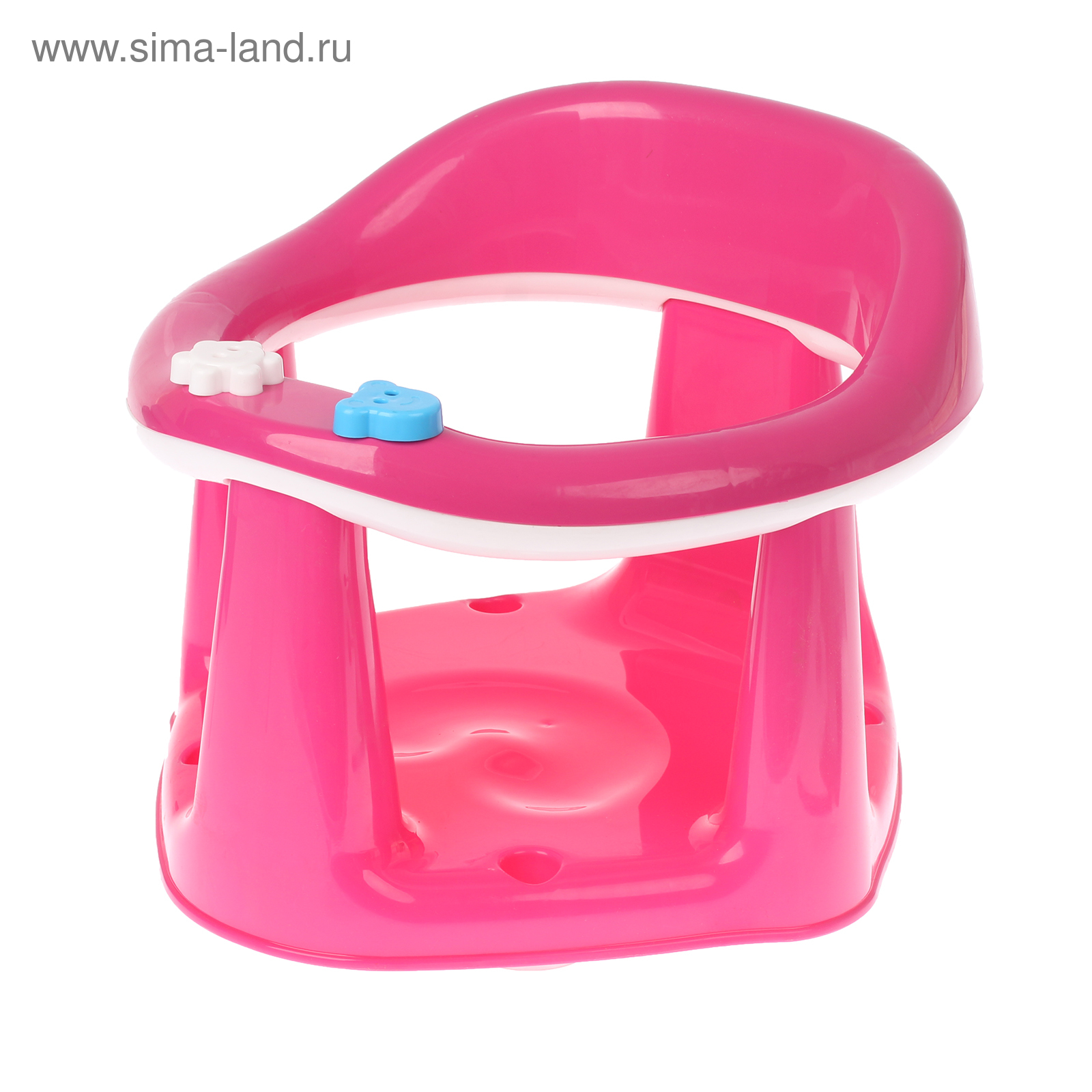 стул для купания розовый