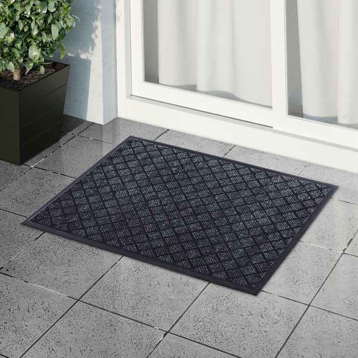 Коврик влаговпитывающий "Галант", цвет серый