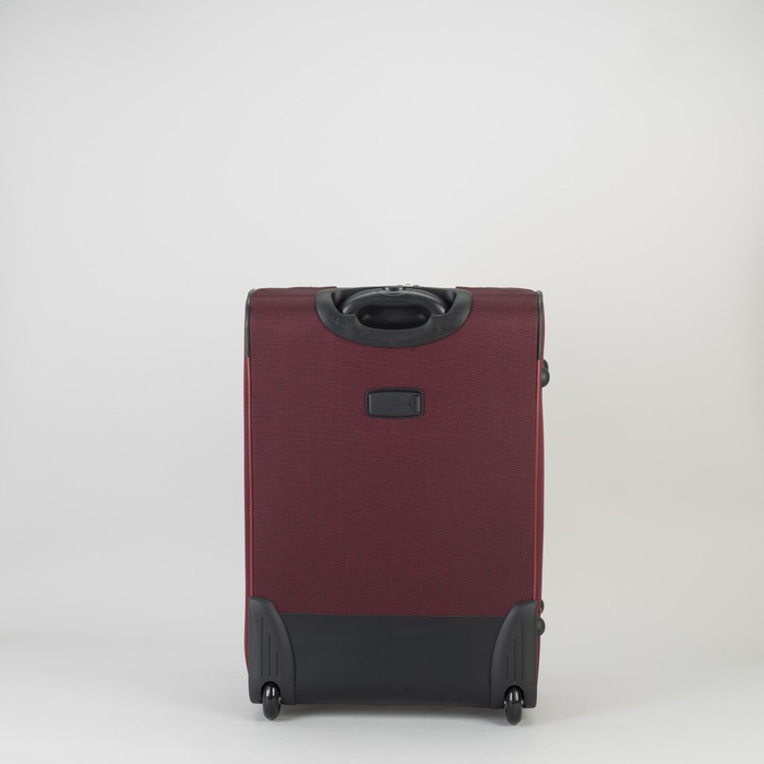 Чемодан с увеличением, средний, 24", 62 л, 2 колеса, цвет красный