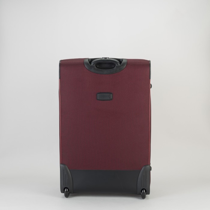 Чемодан с увеличением, большой, 28", 75 л, 2 колеса, цвет красный