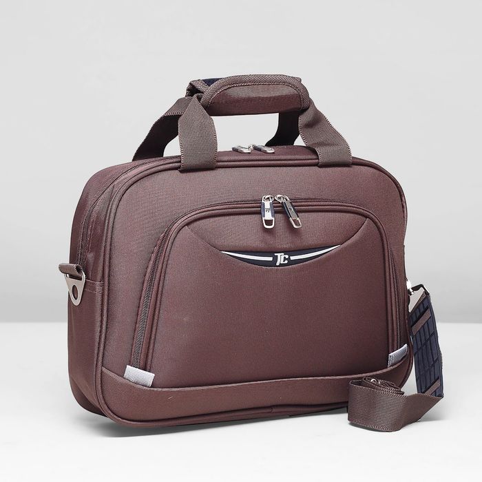 Бьюти-кейс 14", цвет коричневый