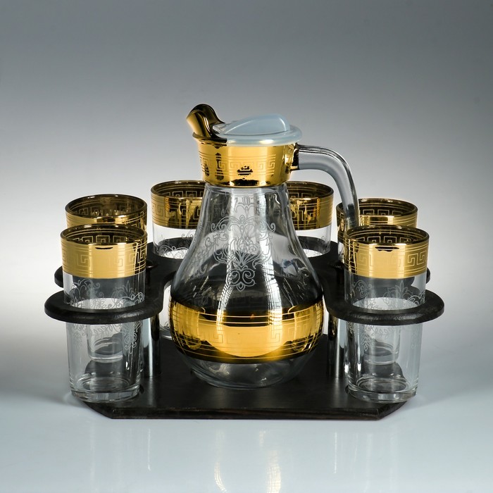 Мини-бар 7 предметов кувшин + стаканы Гармония 1100/200 мл