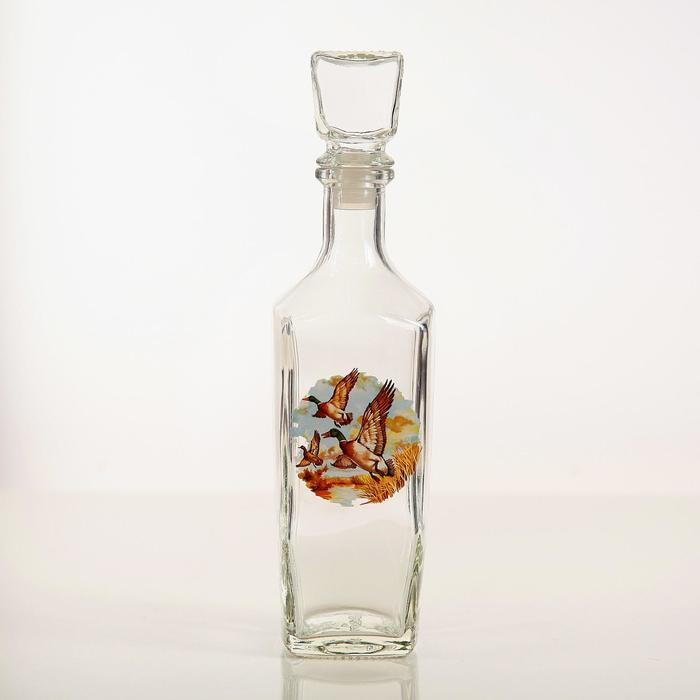 Мини-бар 7 предметов графин + стопки деколь "Охота" 500/50 мл