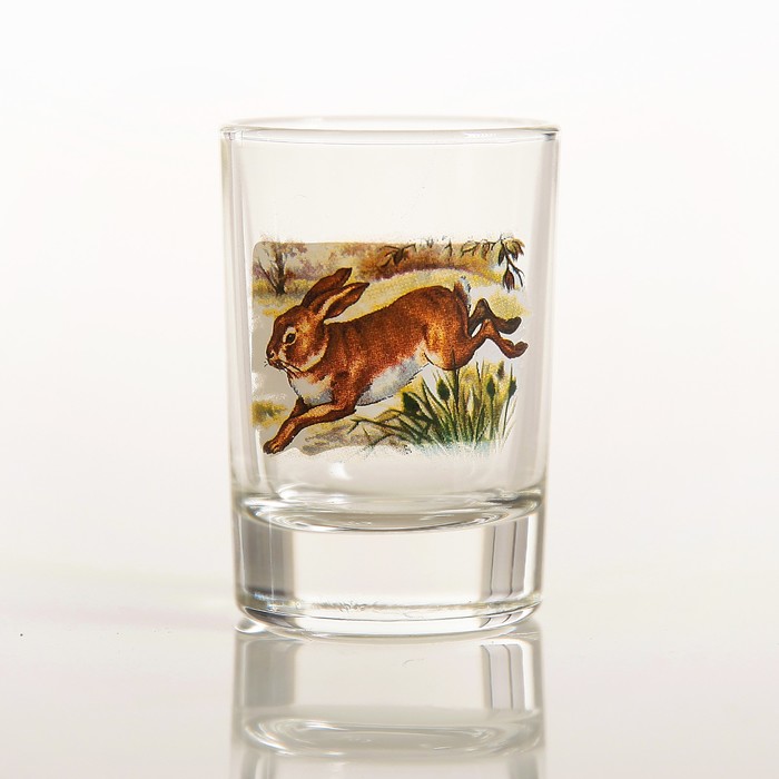 Мини-бар 7 предметов графин + стопки деколь "Охота" 500/50 мл