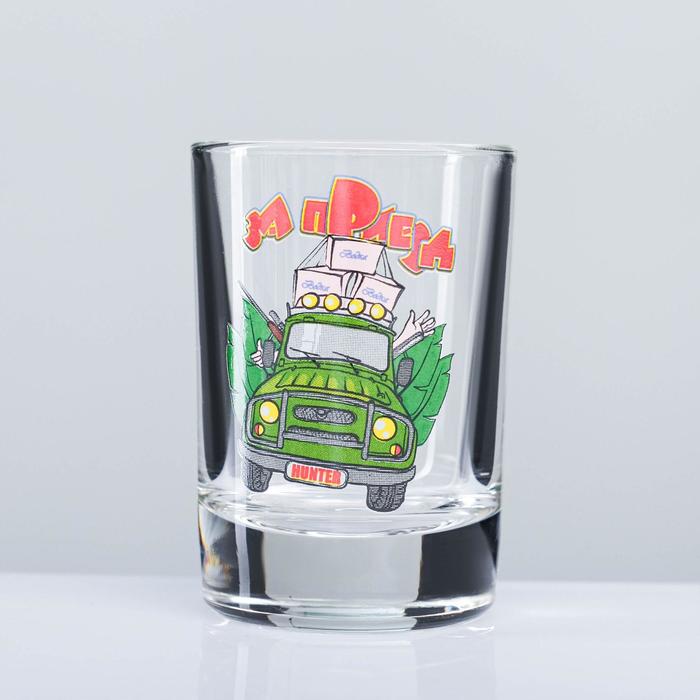 Мини-бар 7 предметов графин + стопки деколь "Охота" 500/50 мл