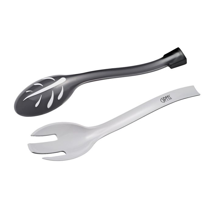 Набор приборов для салата Amadeus, вилка, ложка 31,5 х 8 х 3 см, цвет черный