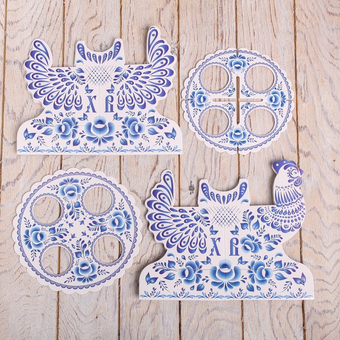 Подставка пасхальная на 8 яиц "Курочка"