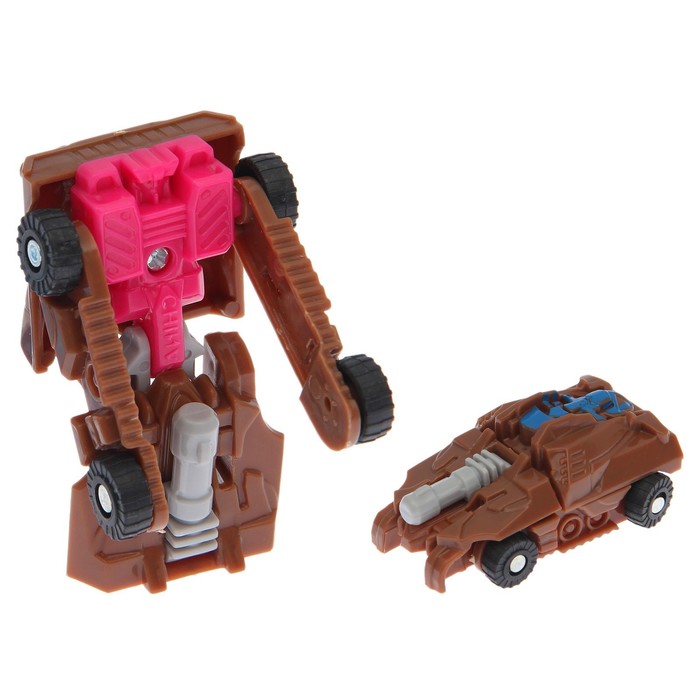 Робот-трансформер «Танк», цвета МИКС