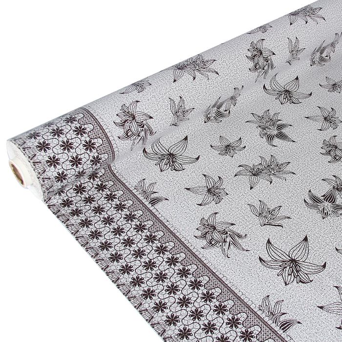 Клеенка столовая на нетканой основе 20 м, ширина 137 см, толщина 0,18 мм