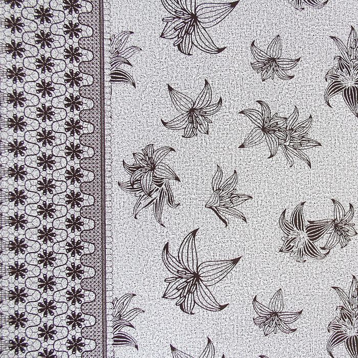 Клеенка столовая на нетканой основе 20 м, ширина 137 см, толщина 0,18 мм