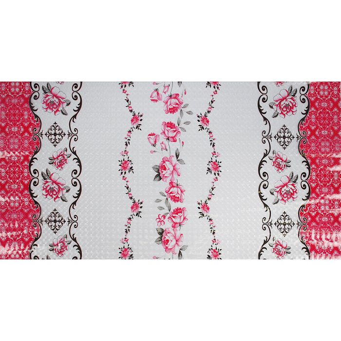 Клеенка ПВХ, ширина 137 см, толщина 0,18 мм, 3D-эффект, рулон 20 м