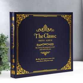 

Фотоальбом 672 фото 9х13, 10х15, 13х18 см The Classic в коробке, синий 32х29,5х5,5 см