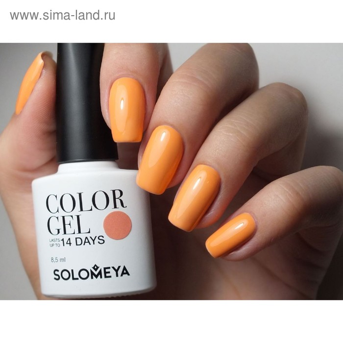 фото Гель-лак solomeya color gel peach, 8,5 мл