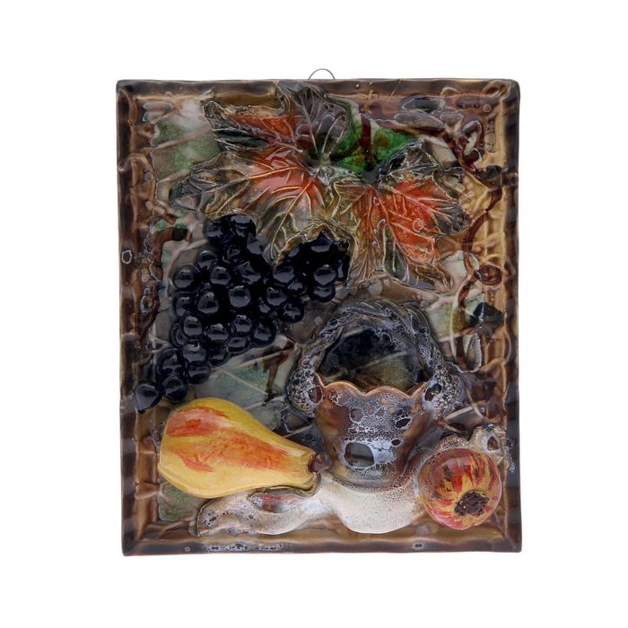 Панно 23 × 19 см, рисунок микс