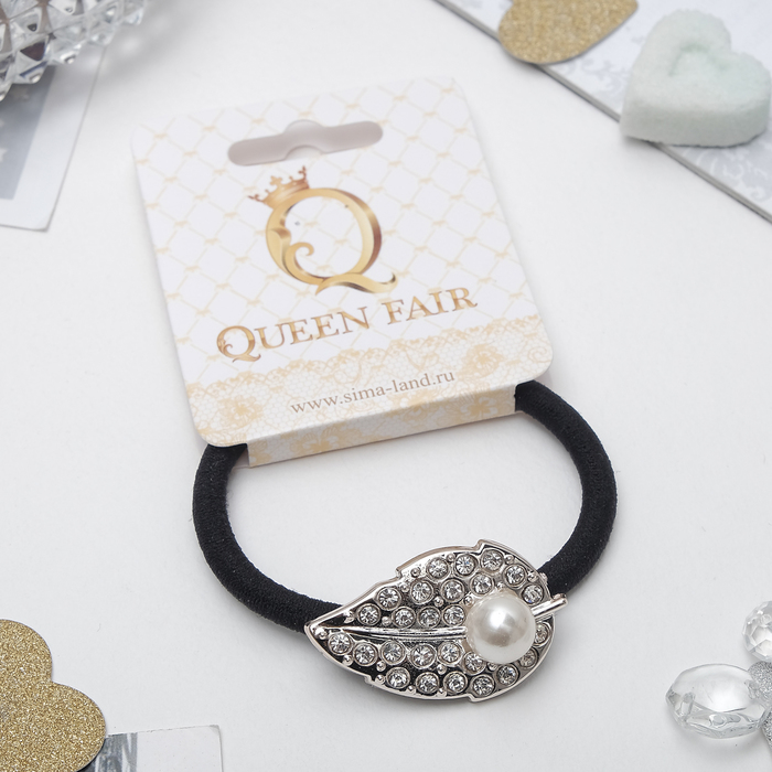 Резинка для волос "Жемчужина желаний" листочек