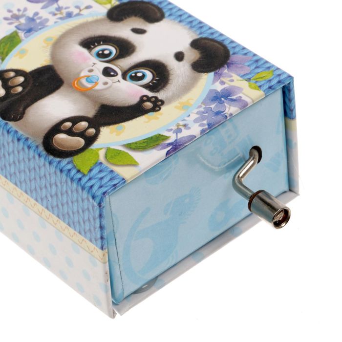 Шкатулка музыкальная "Шкатулочка моих сладких снов!", голубая