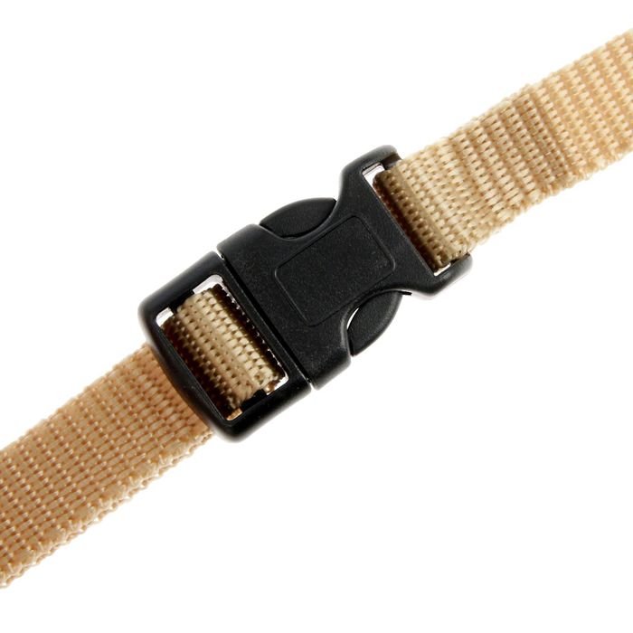 Намордник пластиковый, р-р 6 (ДН 9,5 см, ОМ 33 см, ошейник полиэстер 35-61 х 1 см)