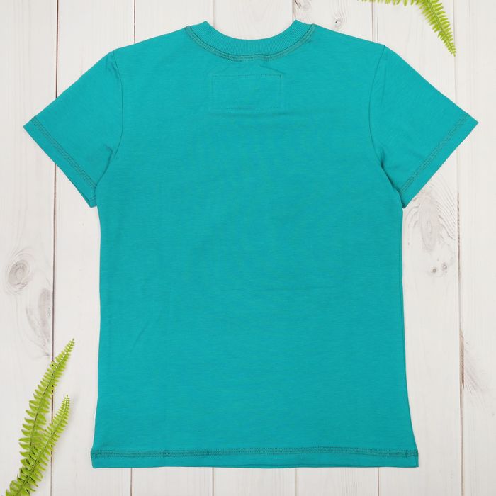 Футболка для мальчика, рост 122 см, цвет бирюзовый 24342011042.R00