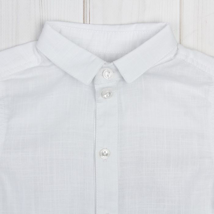 Сорочка для мальчика, рост 92 см, цвет белый 19068013037.100_М