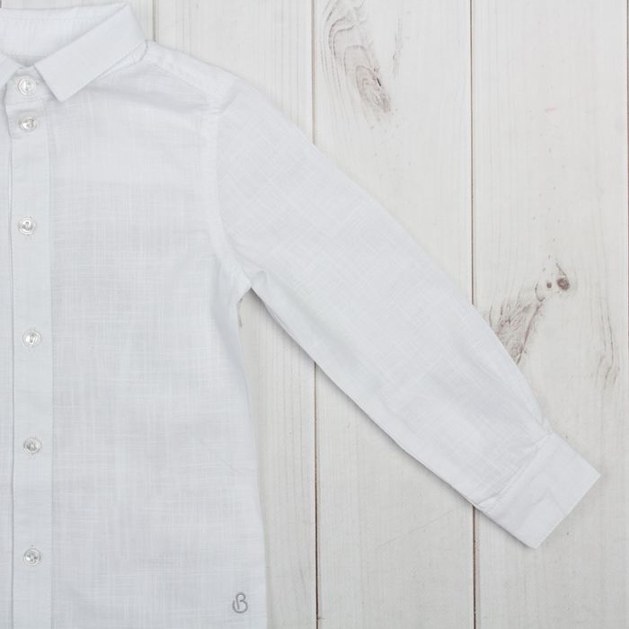 Сорочка для мальчика, рост 92 см, цвет белый 19068013037.100_М