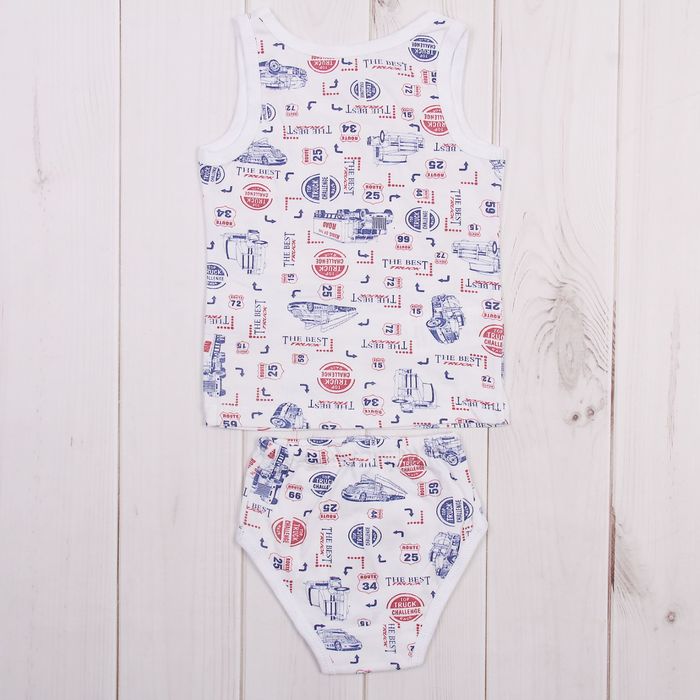 Комплект для мальчика, рост 86 см, цвет белый 05029000936.10B_М