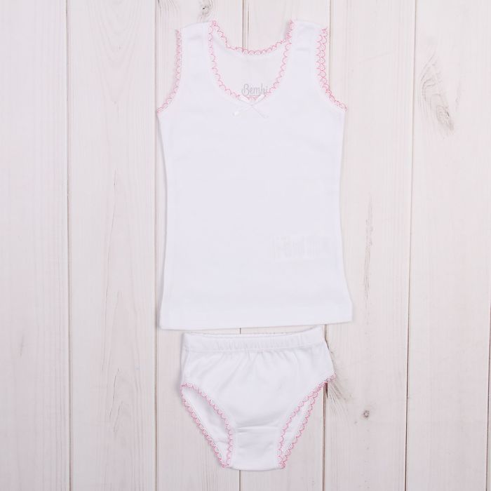 Комплект для девочки, рост 80 см, цвет белый 05087021235.100_М