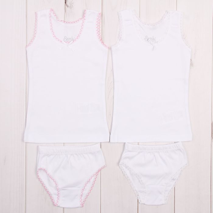 Комплект для девочки, рост 80 см, цвет белый 05087021235.100_М