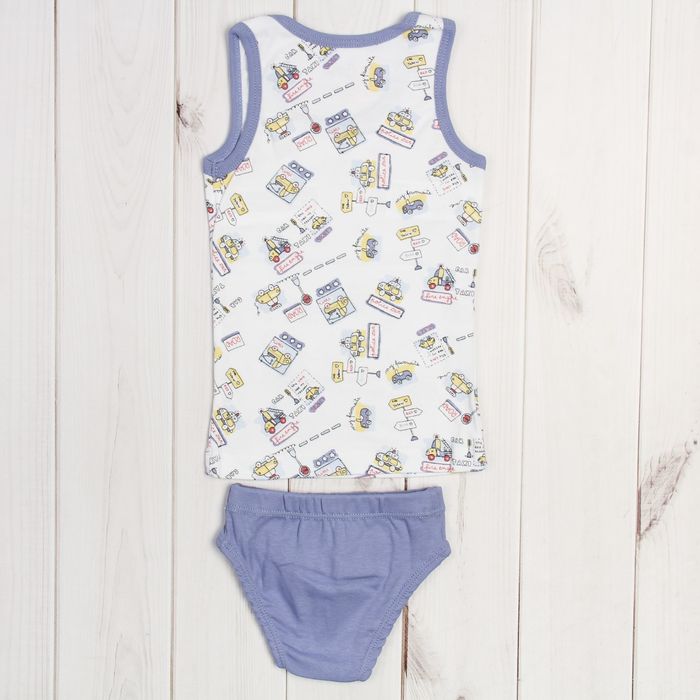 Комплект для мальчика, рост 86 см, цвет голубой 05089011236.401_М