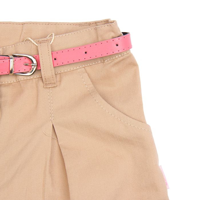 Брюки для девочки, рост 116 см, цвет бежевый 26351020641.G00