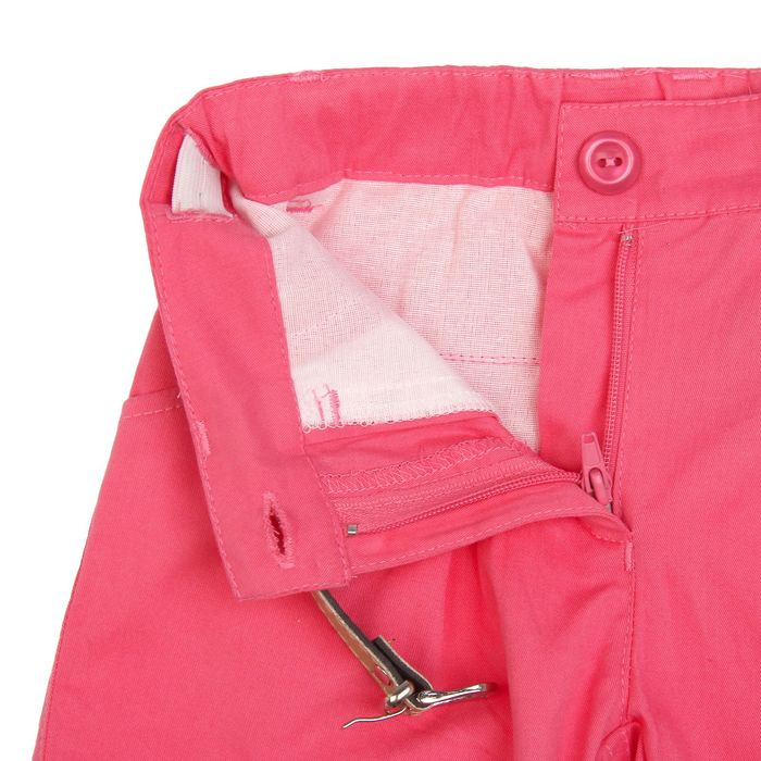 Брюки для девочки, рост 128 см, цвет розовый 26351020643.300