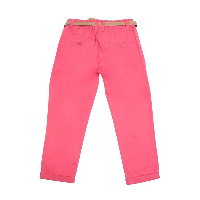 Брюки для девочки, рост 128 см, цвет розовый 26351020643.300