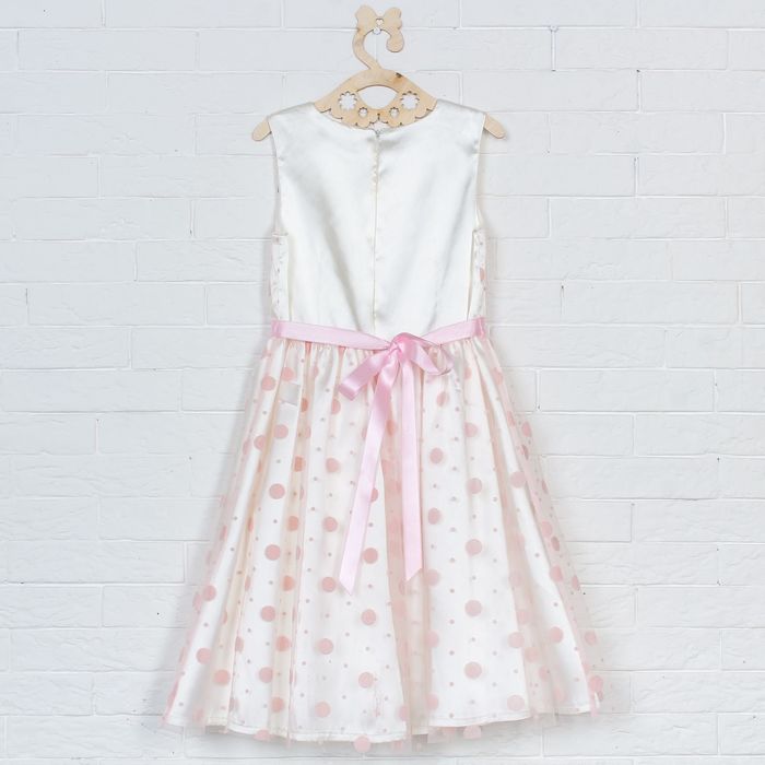 Платье нарядное для девочки, рост 116 см, цвет молочный 14158020741.200