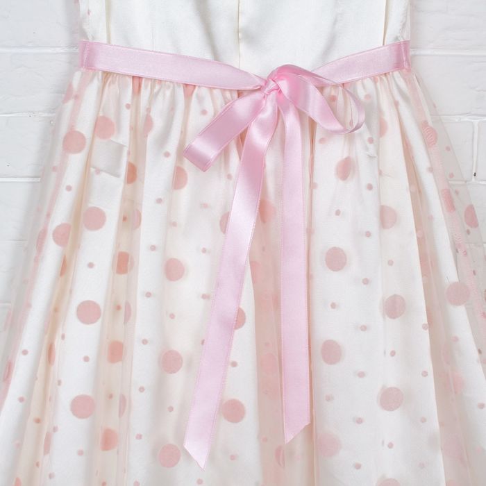 Платье нарядное для девочки, рост 116 см, цвет молочный 14158020741.200