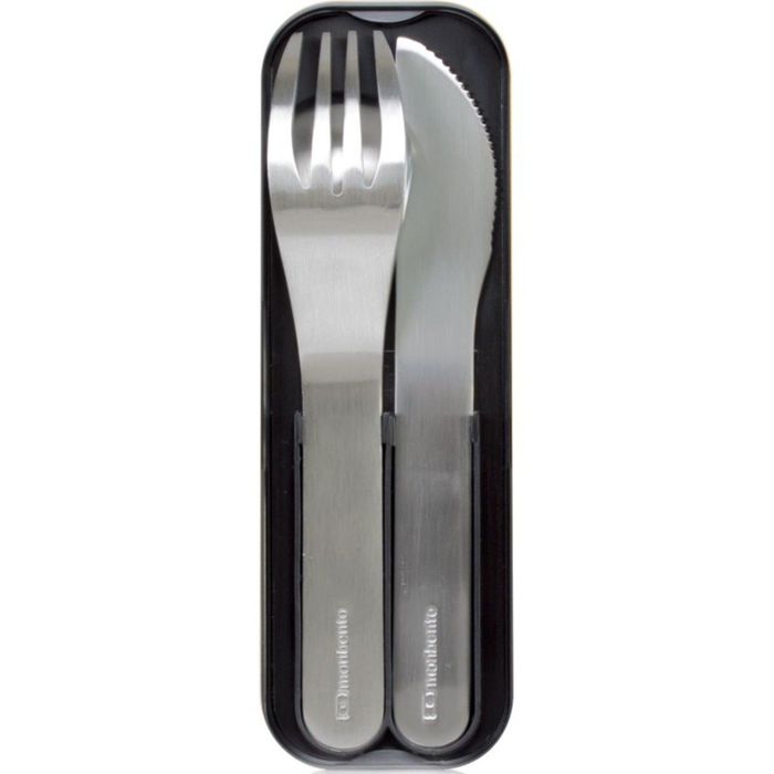 Набор столовых приборов Pocket, в футляре, 3 шт., чёрный