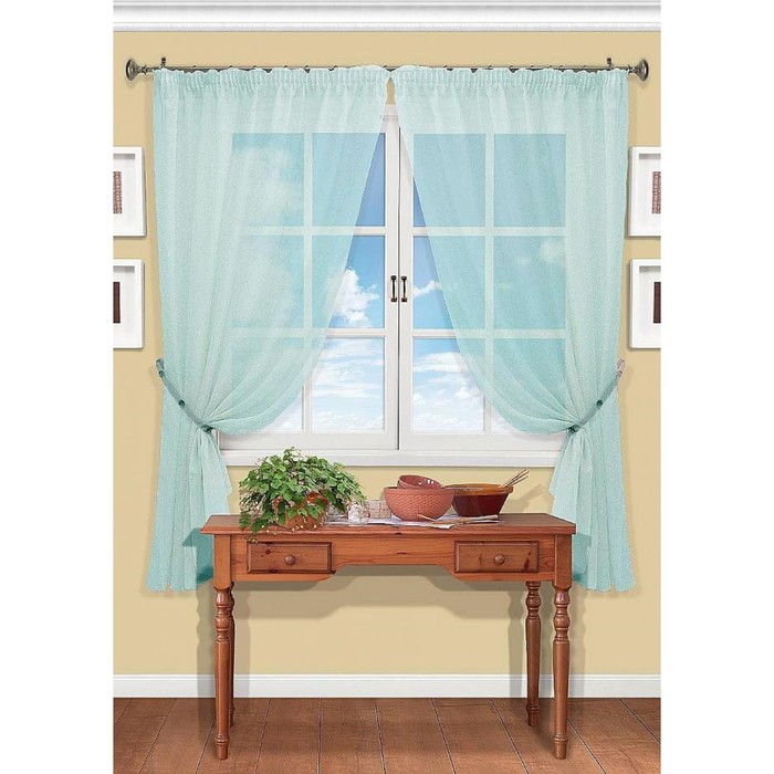 Вуаль «Рилка-К», цвет голубой, размер 150 х 170 см. — 2 шт.