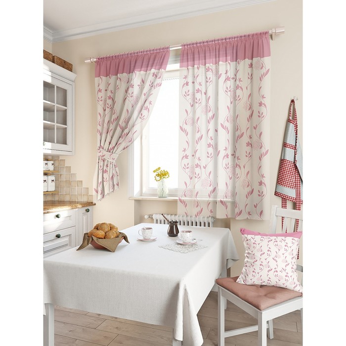 Тюль для кухни «Лекса», размер 150 х 180 см. — 2 шт.9