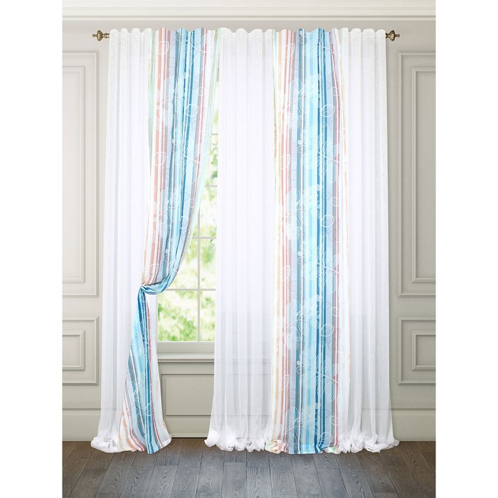 Тюль «Вандс», размер 450 х 280 см. — 1 шт.