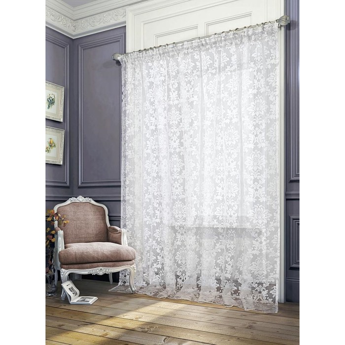 Тюль «Китра», размер 300 х 270 см. — 1 шт.