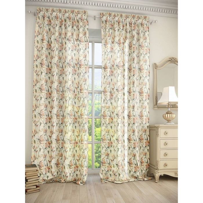 Тюль «Анзе», размер 150 х 280 см. — 2 шт.