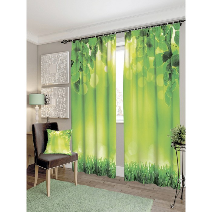 Фотошторы "Витекс", размер 150х260 см - 2 шт, блэкаут