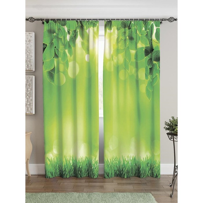 Фотошторы "Витекс", размер 150х260 см - 2 шт, блэкаут