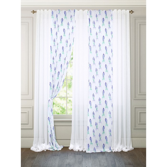 Тюль «Лаванда», размер 450 х 280 см. — 1 шт.