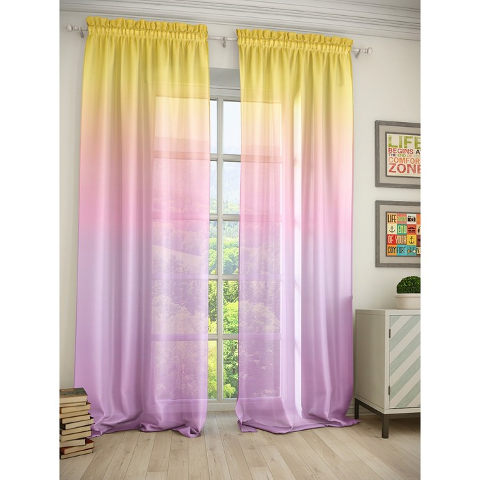 Тюль «Стела», размер 150 х 280 см. — 2 шт.