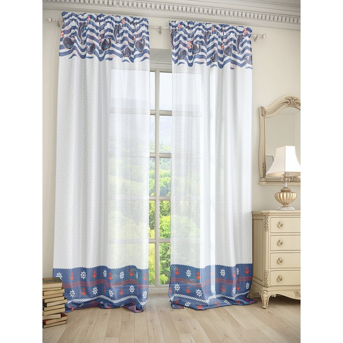 Тюль «Кона», размер 150 х 280 см. — 2 шт.