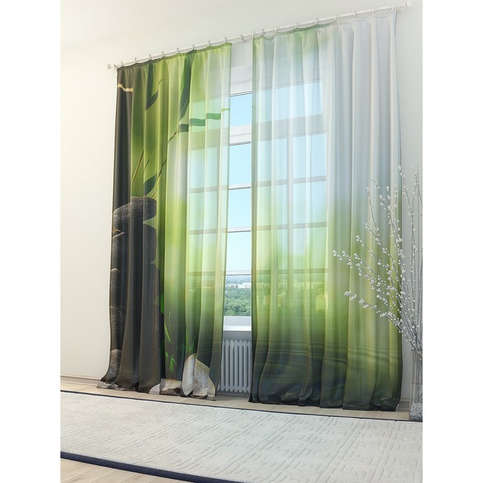 Тюль «Спа», размер 150 х 260 см. — 2 шт.