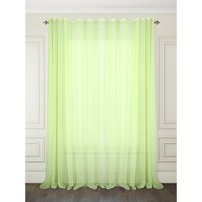 Тюль (вуаль) «Вело», цвет зелёный, размер 300 х 260 см. — 1 шт.