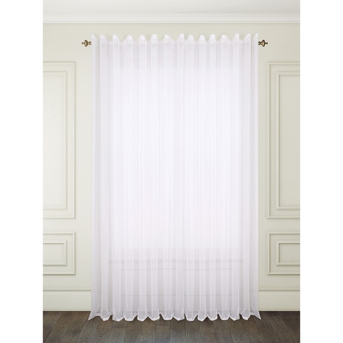 Тюль (вуаль) «Берис», цвет белый, размер 500 х 280 см. — 1 шт.