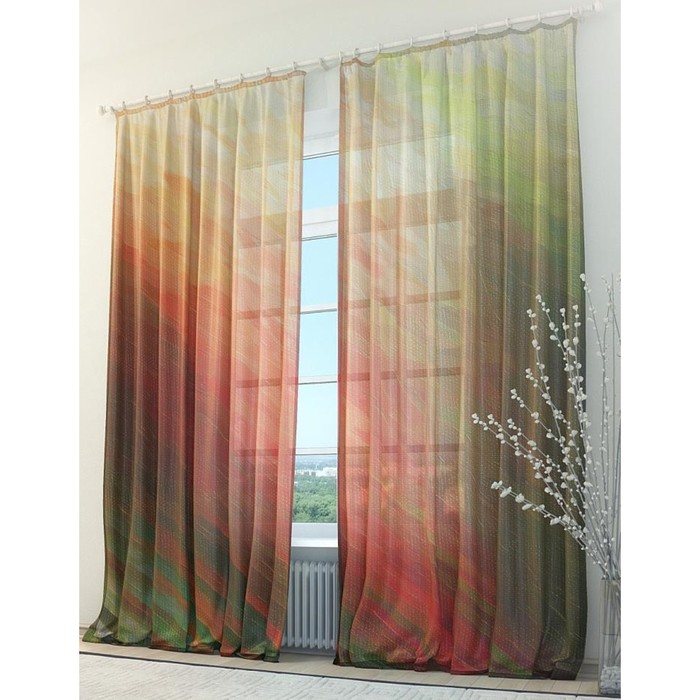 Тюль «Кано», размер 150 х 260 см. — 2 шт.