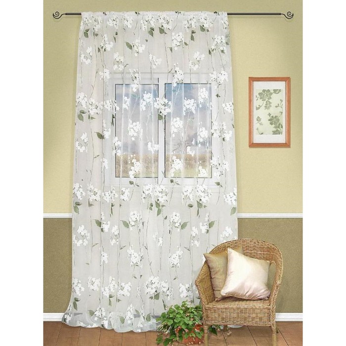 Тюль (органза) «Руан», размер 300 х 275 см. — 1 шт.